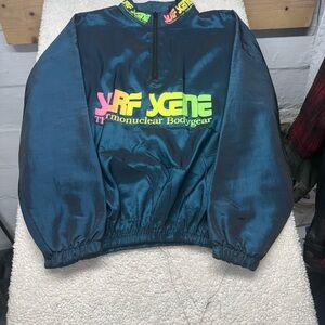 Vintage venini’s sports wear surf scene quarter zip wind breaker 1 size fits all